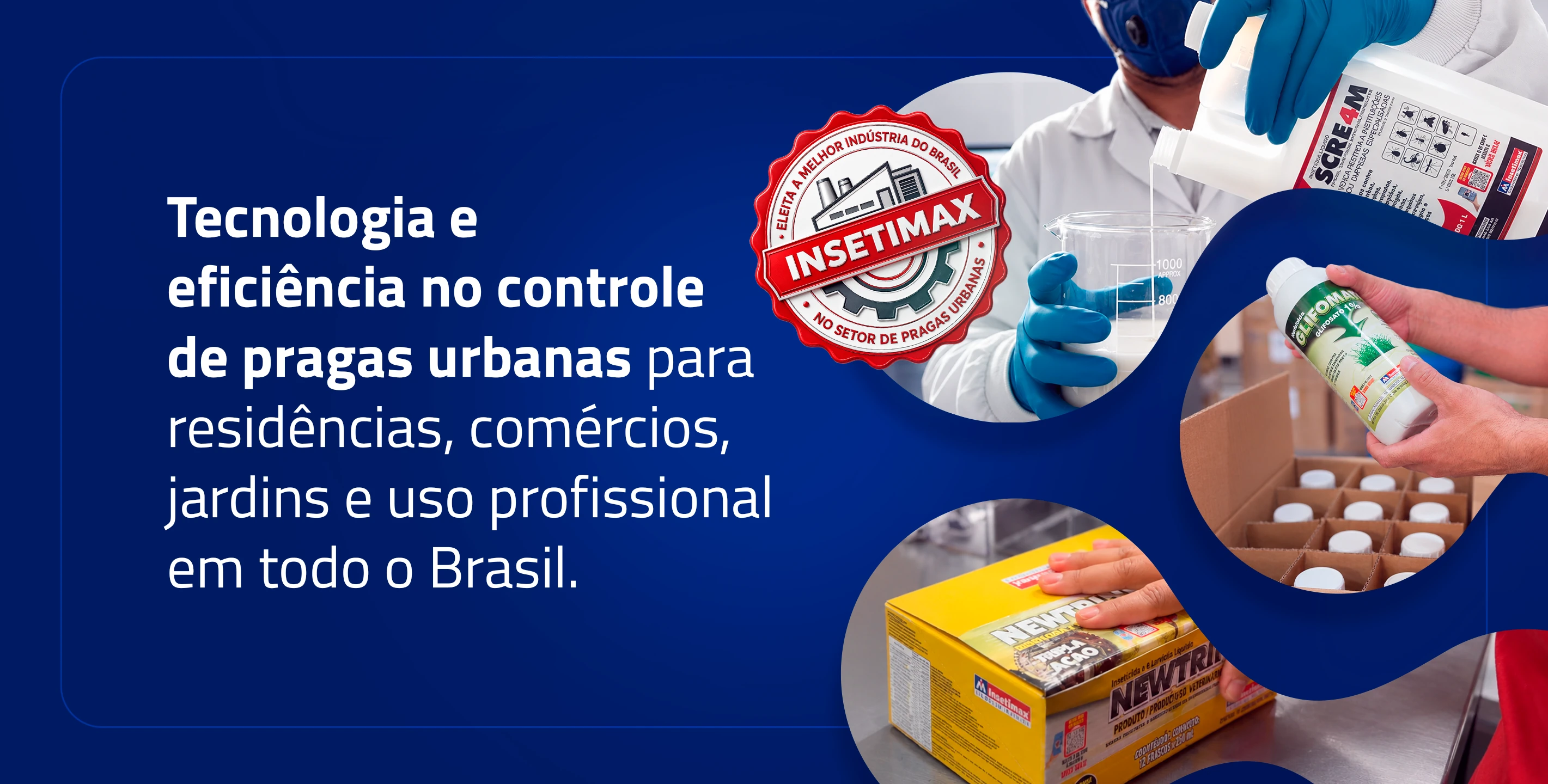 Tecnologia e eficiência no controle de pragas urbanas para residências, comércios, jardins e uso profissional em todo o Brasil.