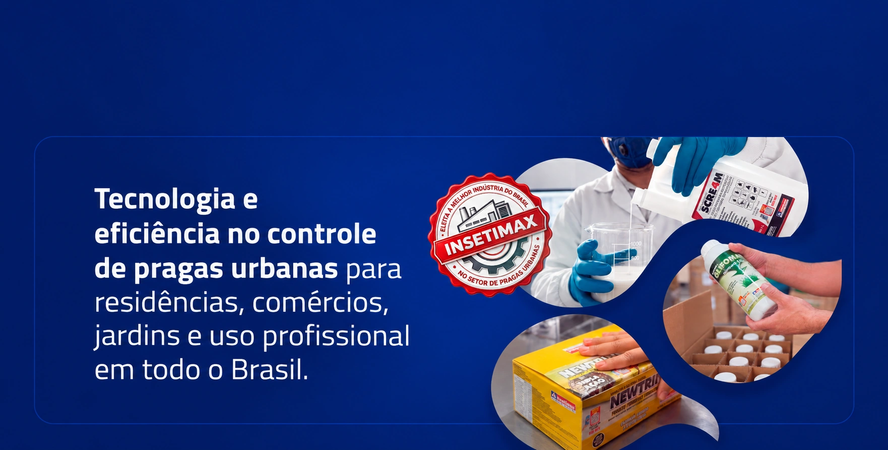 Tecnologia e eficiência no controle de pragas urbanas para residências, comércios, jardins e uso profissional em todo o Brasil.